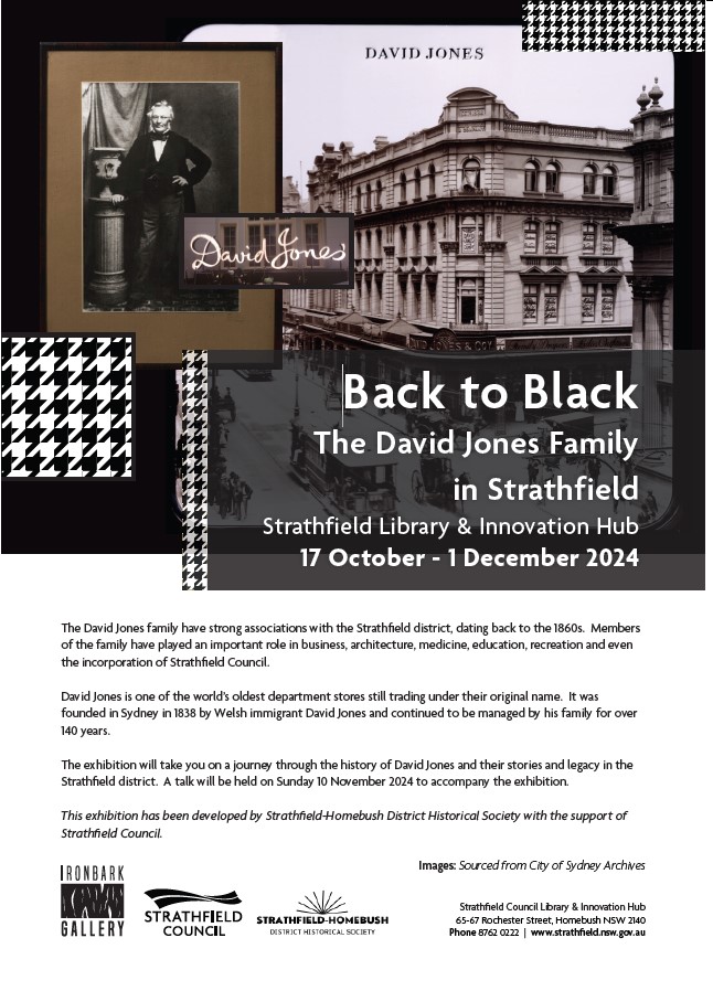 David Jones exhibition full page